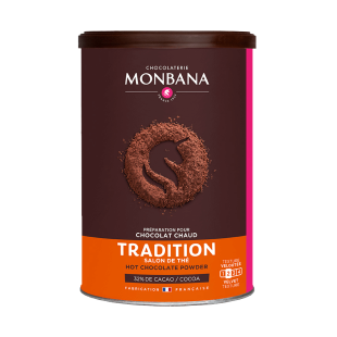 Chocolat en poudre tradition salon de thé 52% de cacao 250 g Chocolat en poudre tradition salon de thé 52% de cacao 250 g