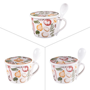 Bol à soupe Elyas 75 cl assortis en décors - Table passion