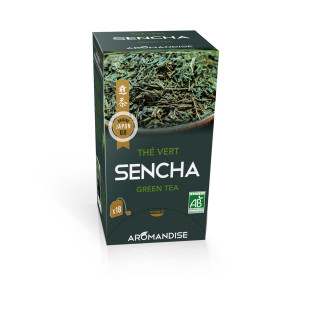 18 sachets de thé vert sencha 2 gr - Aromandise