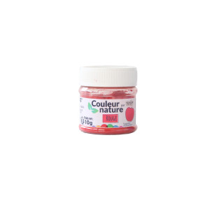 Colorant naturel en poudre Couleur nature : rouge 10 gr - Tr