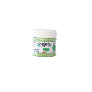Colorant naturel en poudre Couleur nature : vert 10 gr - Tré
