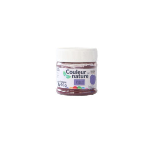 Colorant naturel en poudre Couleur nature : violet 10 gr - T