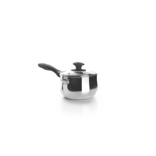 Casserole bain marie avec couvercle en inox 16 x 9 cm - Ibil