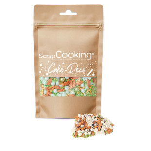 Décor à parsemer : carottes et autres décors Pâques 60 gr - Scrapcooking Décor à parsemer : carottes et autres décors Pâques 60 gr - Scrapcooking