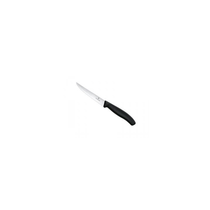 Coffret 6 couteaux steak manche noir - Victorinox