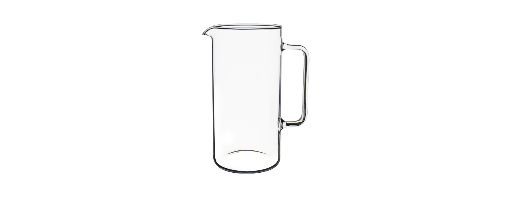 Pichet en verre borosilicate avec anse 1L - Novastyl