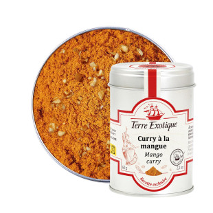 Curry à la mangue 60g - Terre exotique Curry à la mangue 60g - Terre exotique