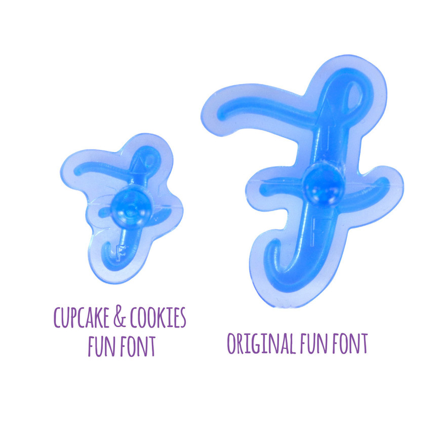 66 emporte-pièces en plastique pour cake design : lettres, c