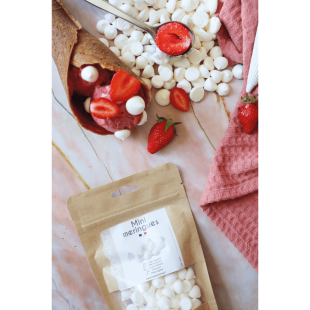 Dcor  parsemer : mini meringues blanches 40 gr - Scrapcookin