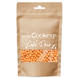 Dcor  parsemer : perles dores 55 gr - Scrapcooking