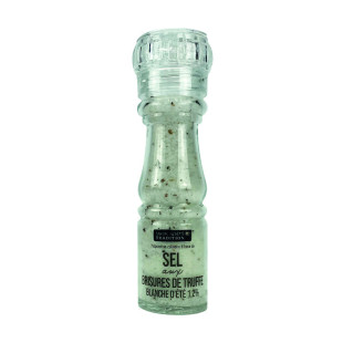 Moulin en verre sel  la truffe 150g - Savor et Sens