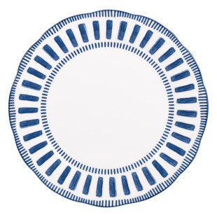 Assiette plate 27cm Napoli Bleue - Table passion Assiette plate 27cm Napoli Bleue - Table passion