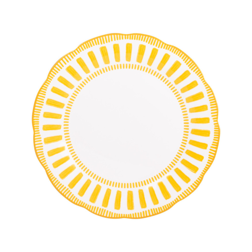 Assiette Calotte 22 cm Napoli Jaune - Table passion