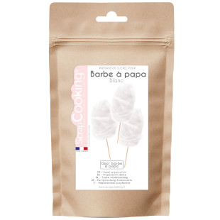 Sucre Barbe papa 400g blanc - Scrapcooking Sucre Barbe papa 400g blanc - Scrapcooking