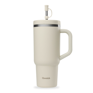 Travel cup isotherme inox Matt Sable - 900ml - Qwetch