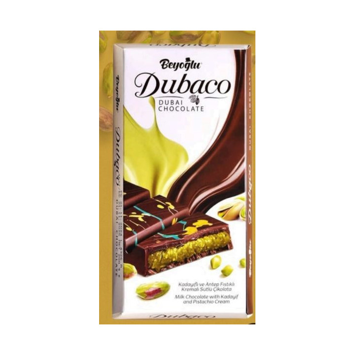 Tablette Dubai Chocolate 95g - Oh Gourmand