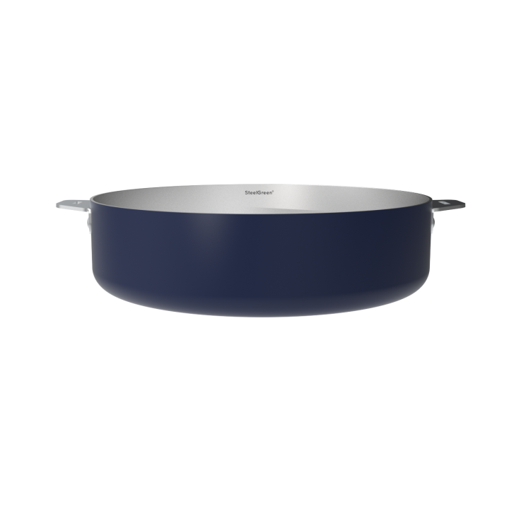 La Merveilleuse sauteuse inox 28 cm myrtille - Cookut