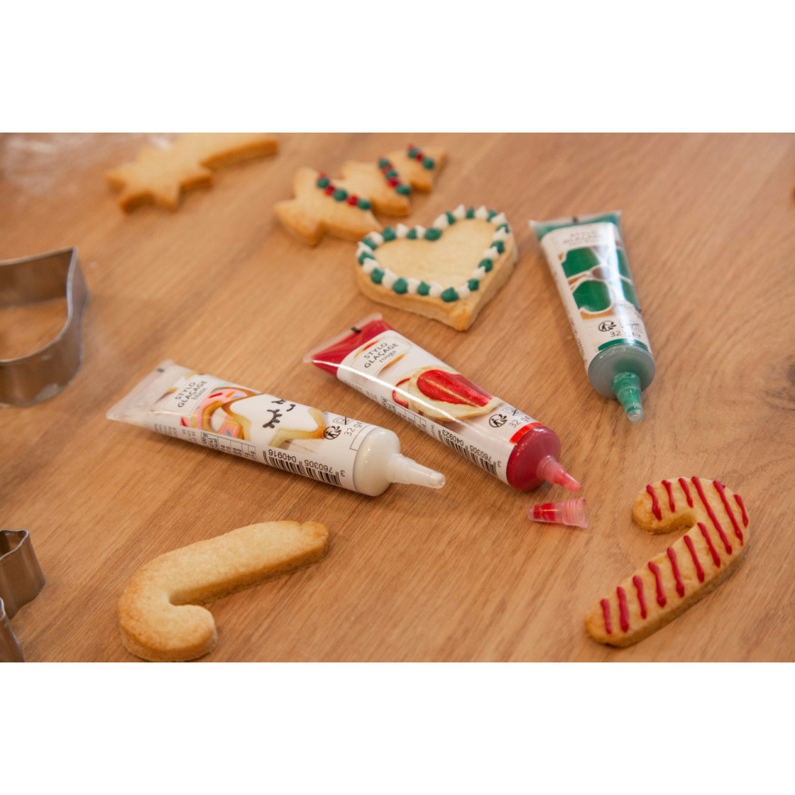 Stylo de glaçage pour décorer les biscuits blanc 32 gr