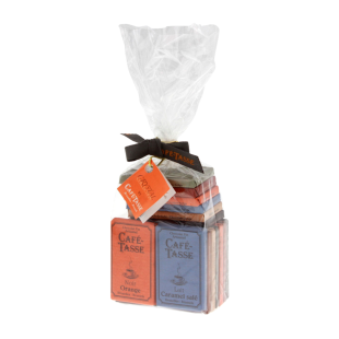 Sachet de 20 mini tablettes de chocolat assorties 180 gr - C