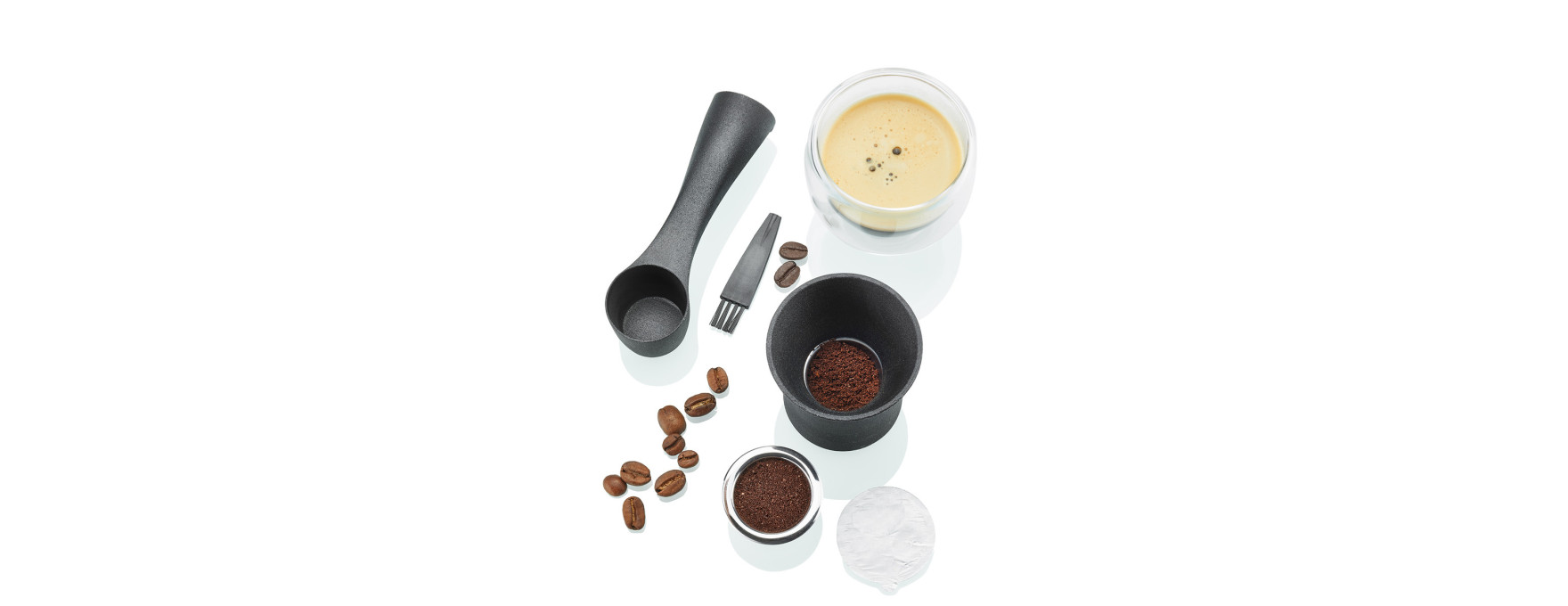 Set pour capsule de café : 2 capsules en inox