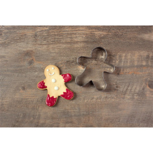 Emporte-pièce en inox grand gingerman 12.5 cm - Alice Délice