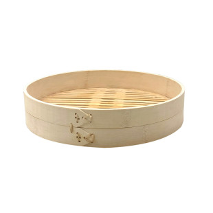 Panier vapeur en bambou pour cocotte Cookut de 24 cm - Cooku