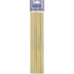 12 renforts en bois pour gâteaux à étages 30 cm - PME 12 renforts en bois pour gâteaux à étages 30 cm - PME