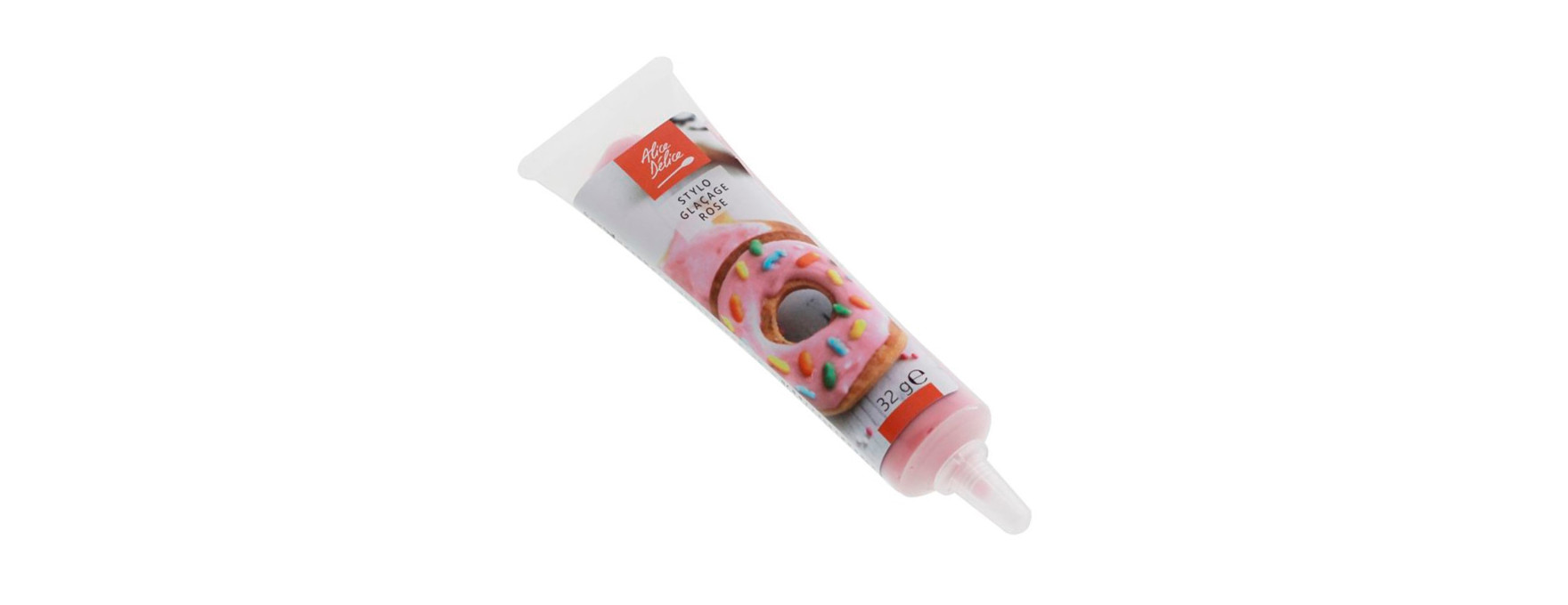 Stylo de glaçage pour décorer les biscuits rose 32 gr