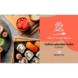 Coffret ustensiles sushis - Alice Délice Coffret ustensiles sushis - Alice Délice