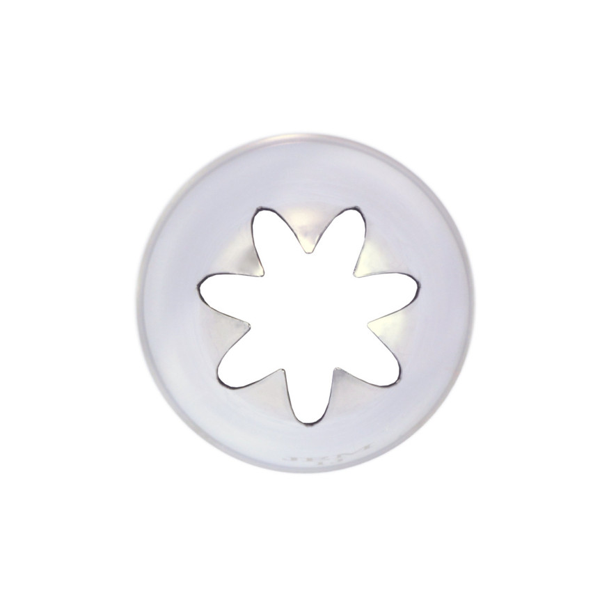 Douille en inox : fleur 15 mm  1J - PME