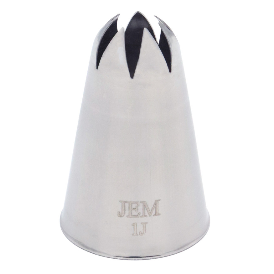 Douille en inox : fleur 15 mm  1J - PME