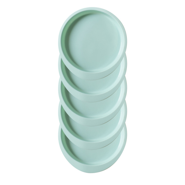 5 moules pour layer cake en silicone 18 x 2 cm - Scrapcookin