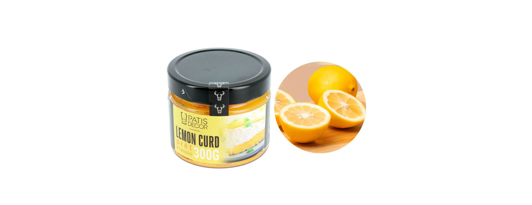 Crème de citron lemon curd 300 gr - Patisdécor