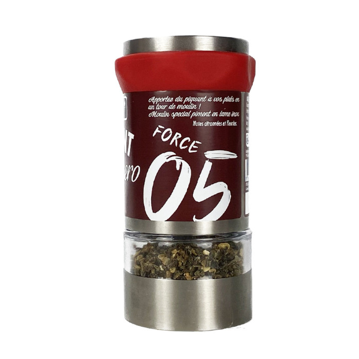 Moulin à Piment Habanero notes citronnées et fleuries 12g - 