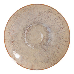 Assiette creuse 22cm  Akaris en grès - Table passion