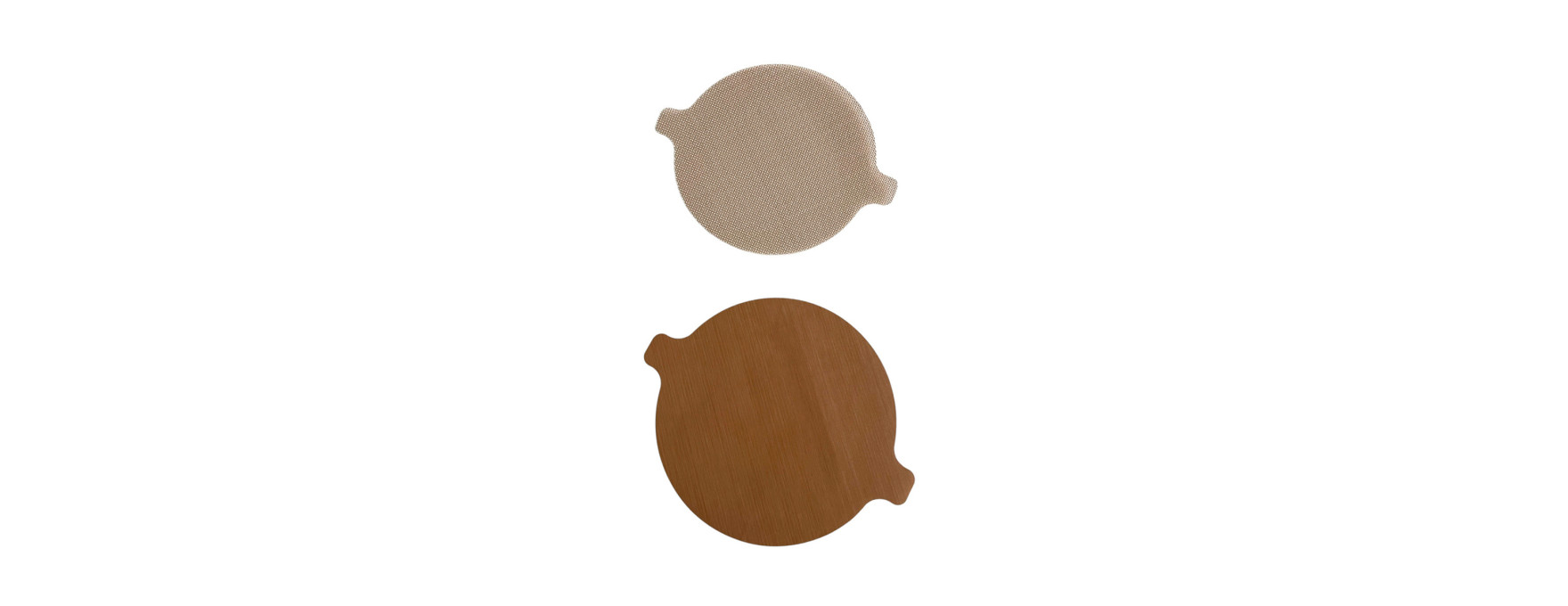 Set de feuilles intérieures rondes réutilisables pour friteu