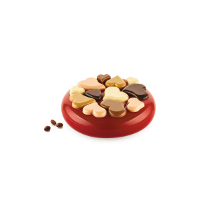 Moule en silicone 3D coeurs Tender 19 x 6.5 cm - Silikomart