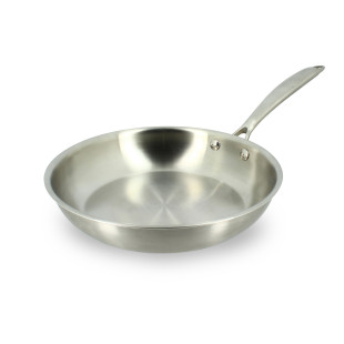 Poêle triply inox 24 cm sans PFAS - Menastyl