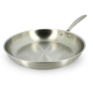 Poêle triply inox 32 cm sans PFAS - Menastyl