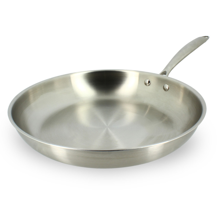 Poêle triply inox 32 cm sans PFAS - Menastyl