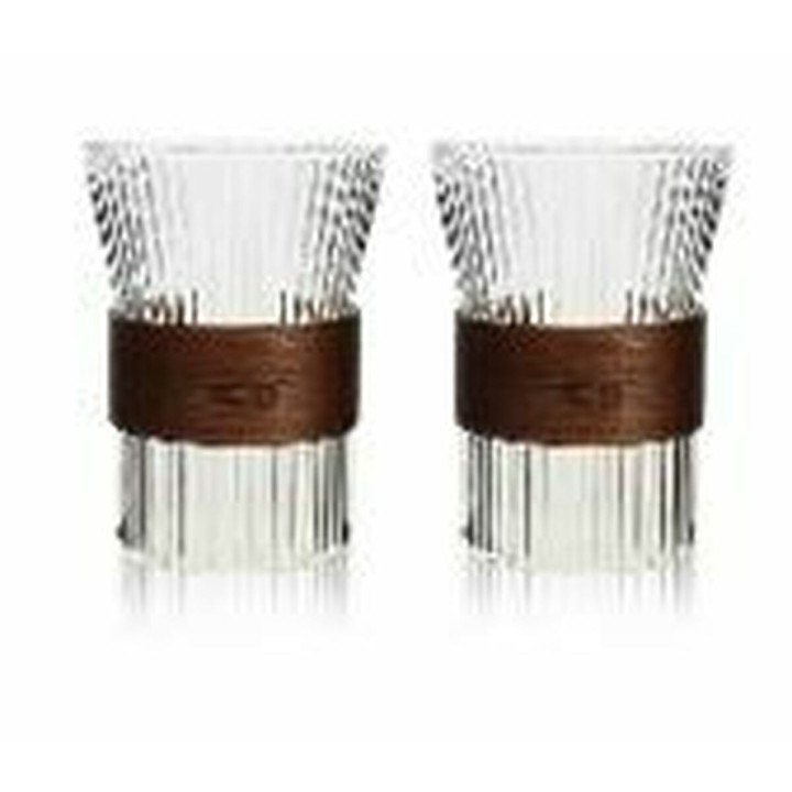 Set de 2 tasses Karl en verre borosilicate transparent 325ml