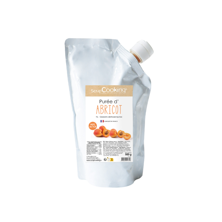 Purée d´abricot 500 gr - Scrapcooking
