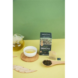 18 sachets de thé vert sencha 2 gr - Aromandise