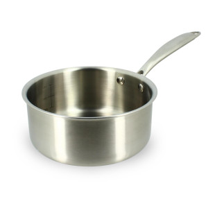 Casserole Triply en acier inoxydable 18cm sans PFAS - Menast