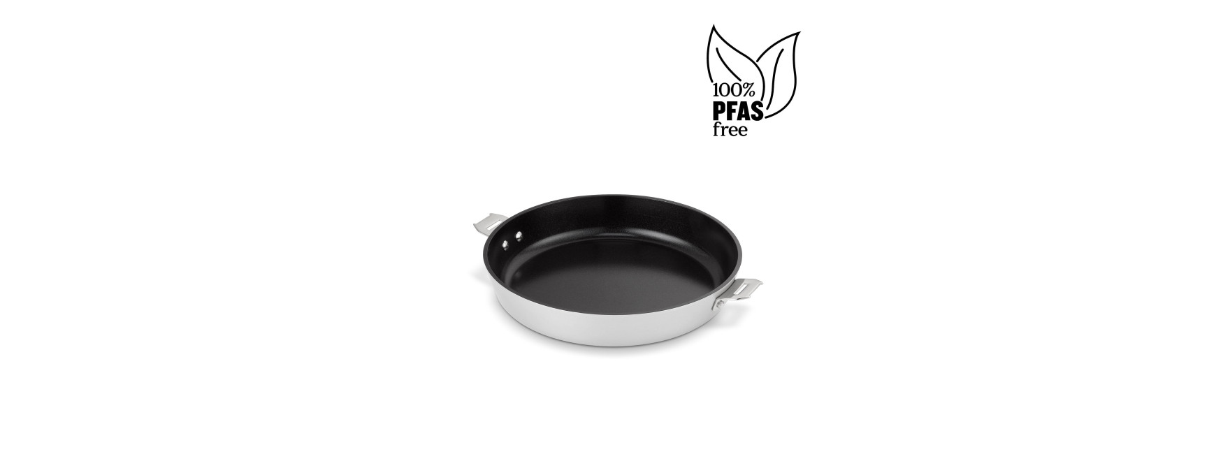 Poêle inox amovible Evolution revetement céramique 24 cm - B