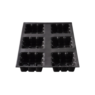 Moule en silicone et tricot de verre 6 petites tablettes 7 x