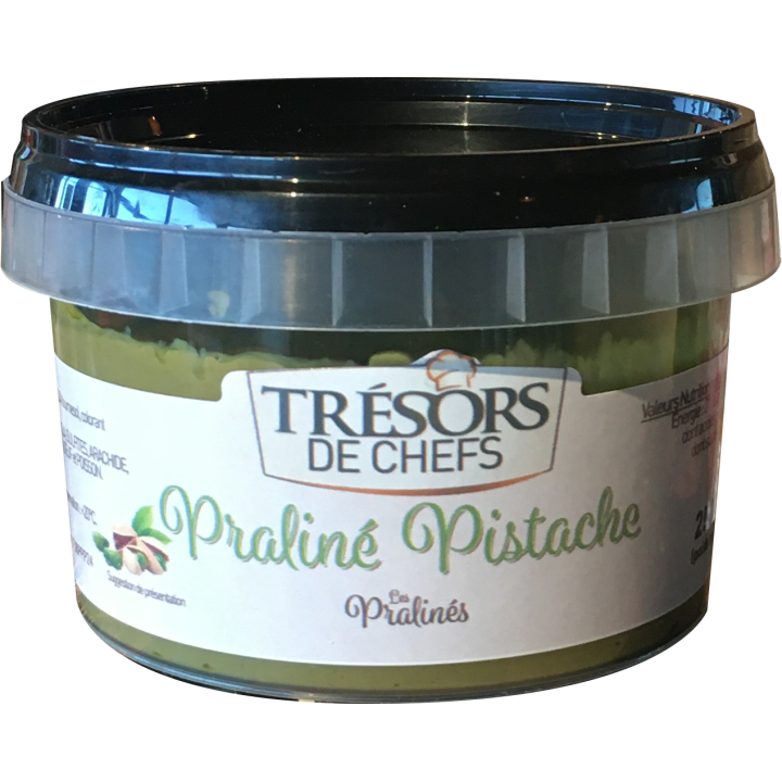 Praliné pistache 250 gr - Trésors de Chefs