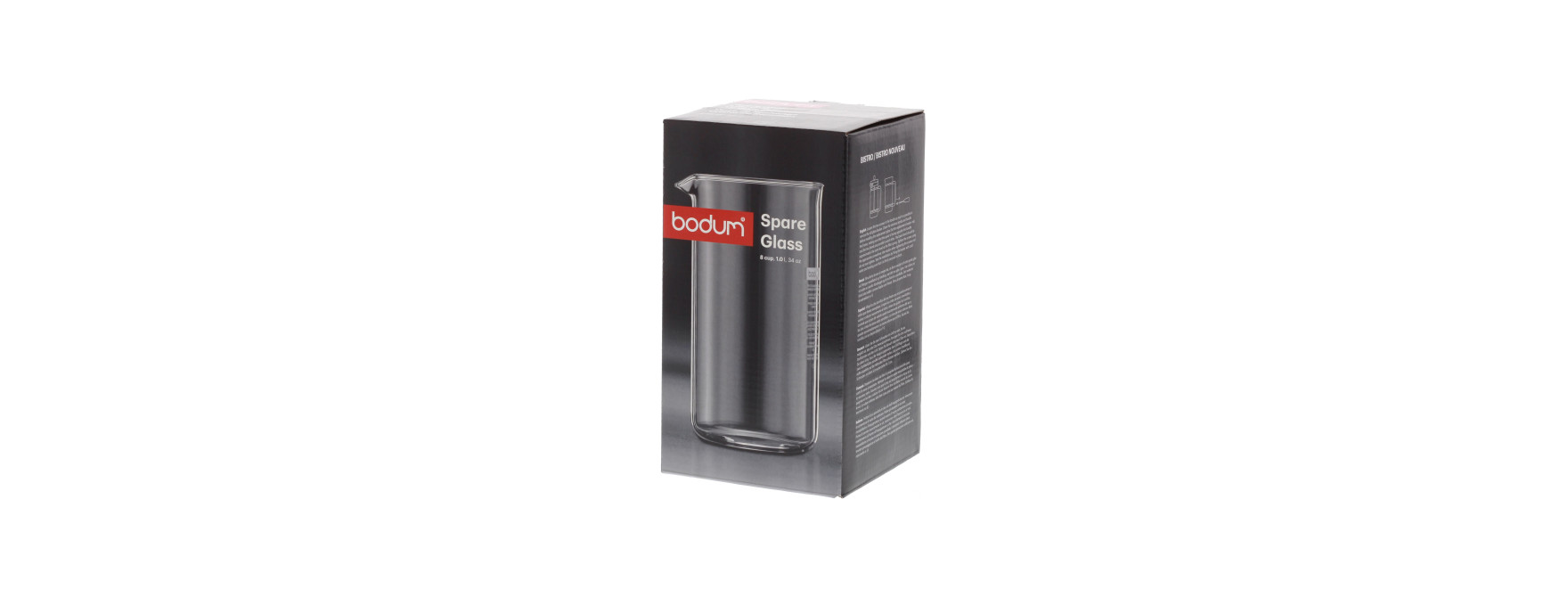 Pièce de rechange : verre de rechange cafetière 8 tasses - B