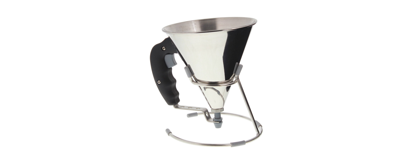 Entonnoir inox à piston - De Buyer
