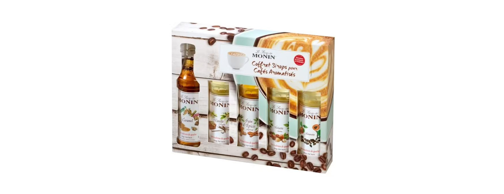 Coffret cafés gourmands 5 mignonnettes 5 x 50ml - Monin